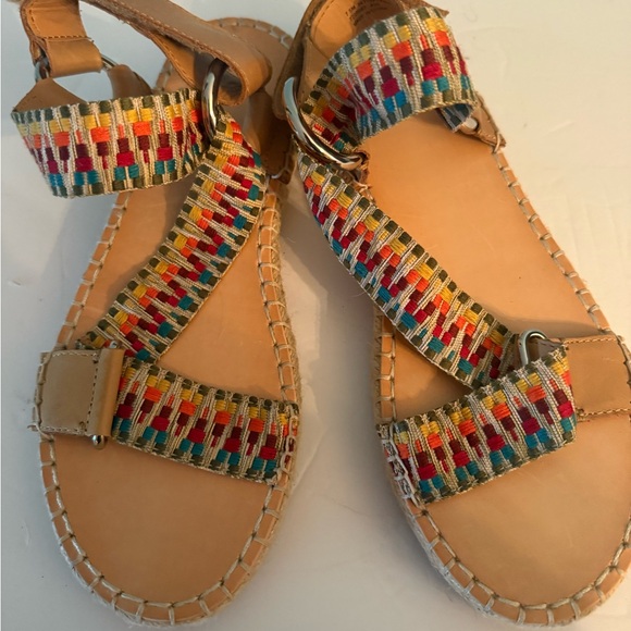 Colorful Strappy Sandals. - Picture 1 of 3